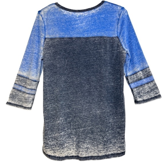 Oklahoma City Thunder Burnout Tee Women’s XL Blue Gray Vintage Style Fangear - Picture 2 of 8